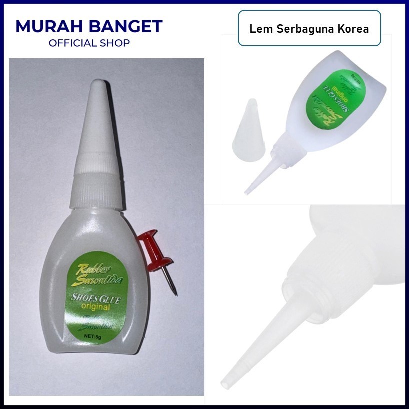 

RSHOP - Lem Korea Cair Super Rekat Lem Tetes Cair Super Glue Multifungsi