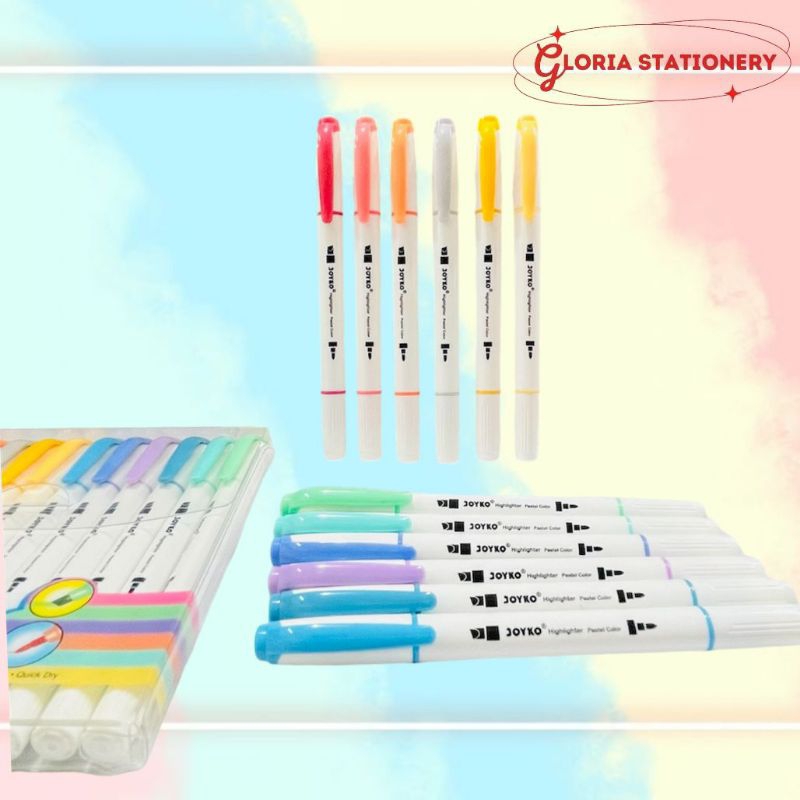 

Ay00! JOYKO Highlighter dual tip HL 55/Highlighter pastel HL 55 JOYKO