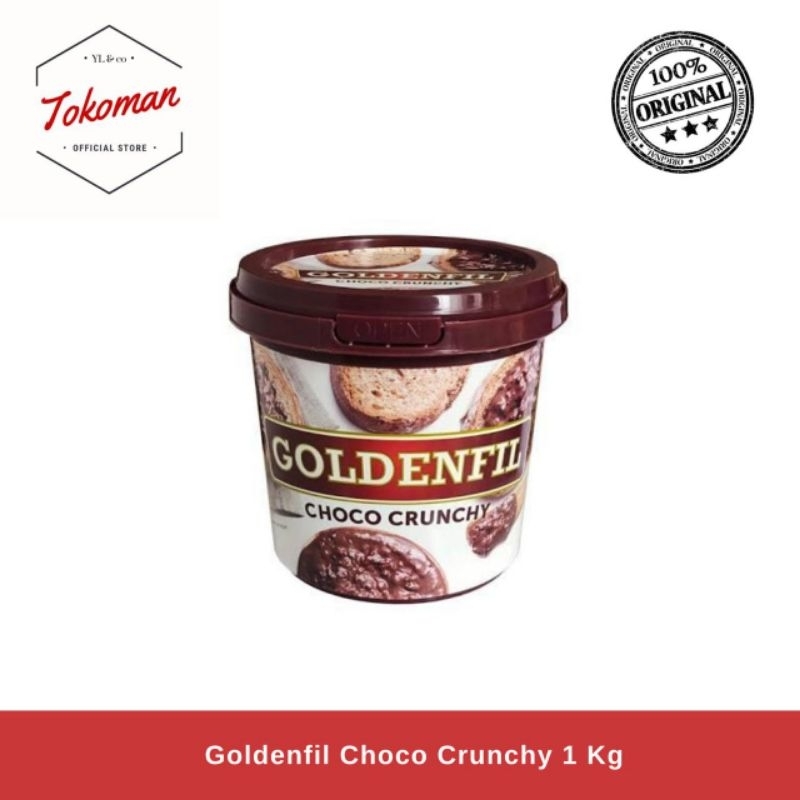 

Goldenfil Choco Crunchy 1 kg / Selai Coklat Chocolate