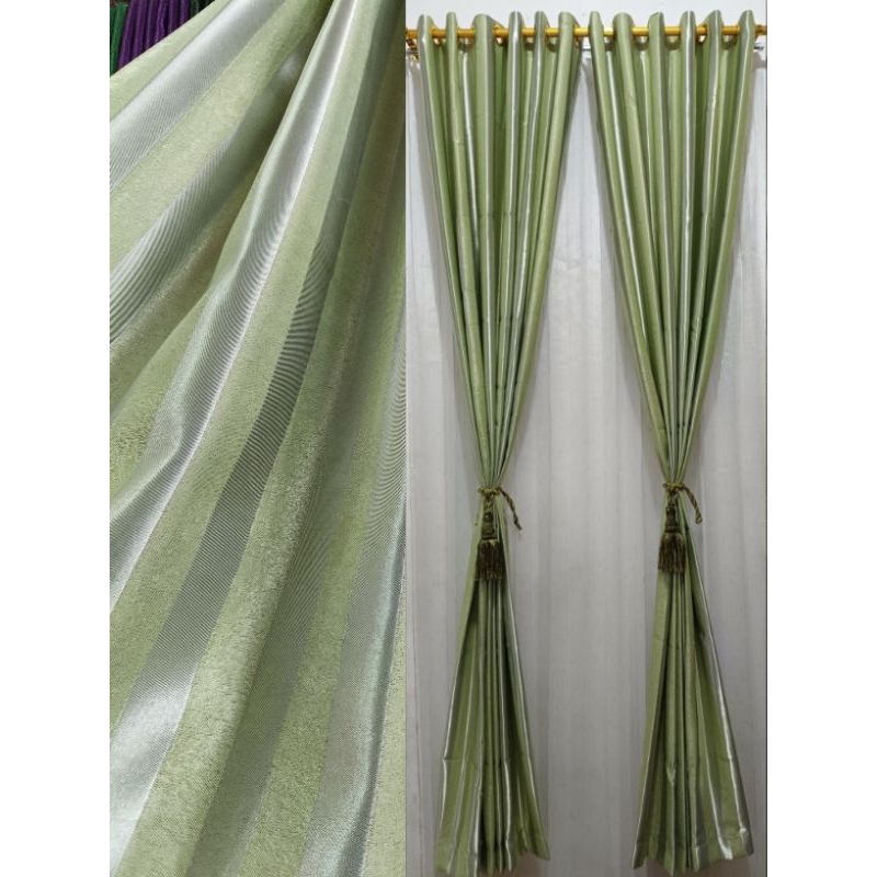 Gorden jendela / gorden pintu bahan bludru panjang 230cm