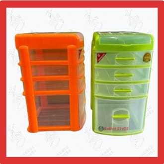 Laci Mini Container Susun 5 / Rak Susun Laci / Rak Kosmetik Serbaguna