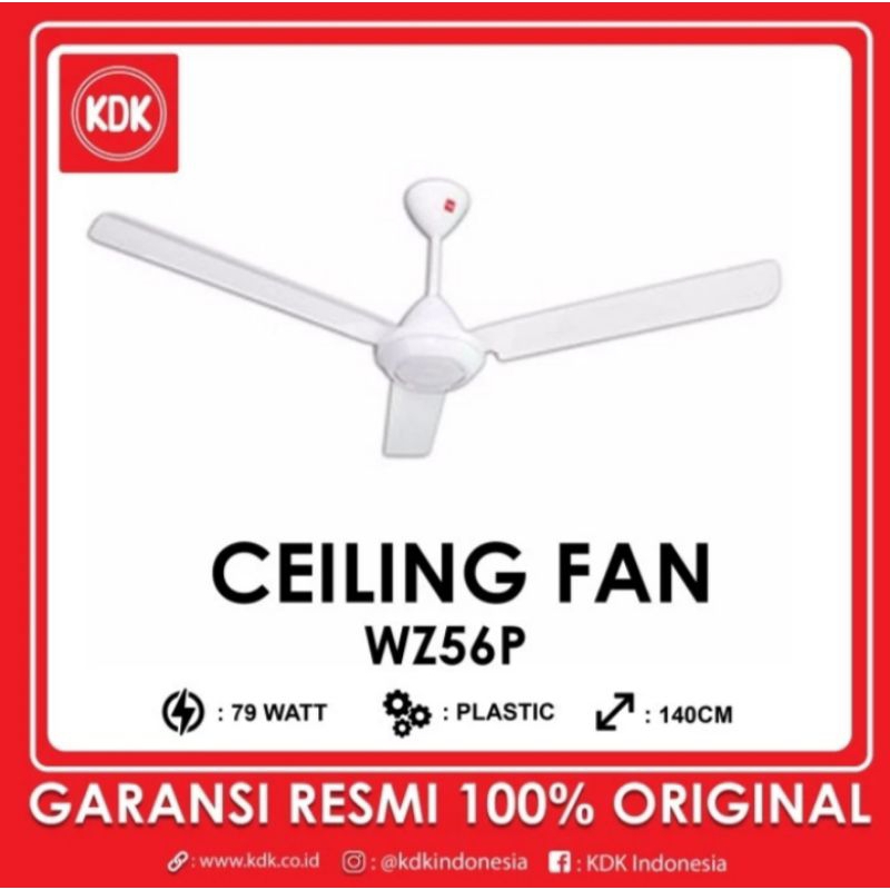 KDK WZ 56 P ceiling fan 56 inch 5 speed
