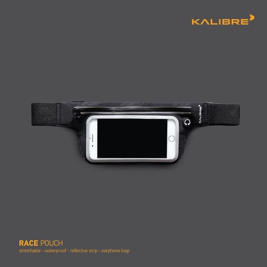Tas Hp Kalibre Spibelt 921212 000 Black Original Race Belt Sport 03 Waist Bag Pinggang Sepeda Runnin