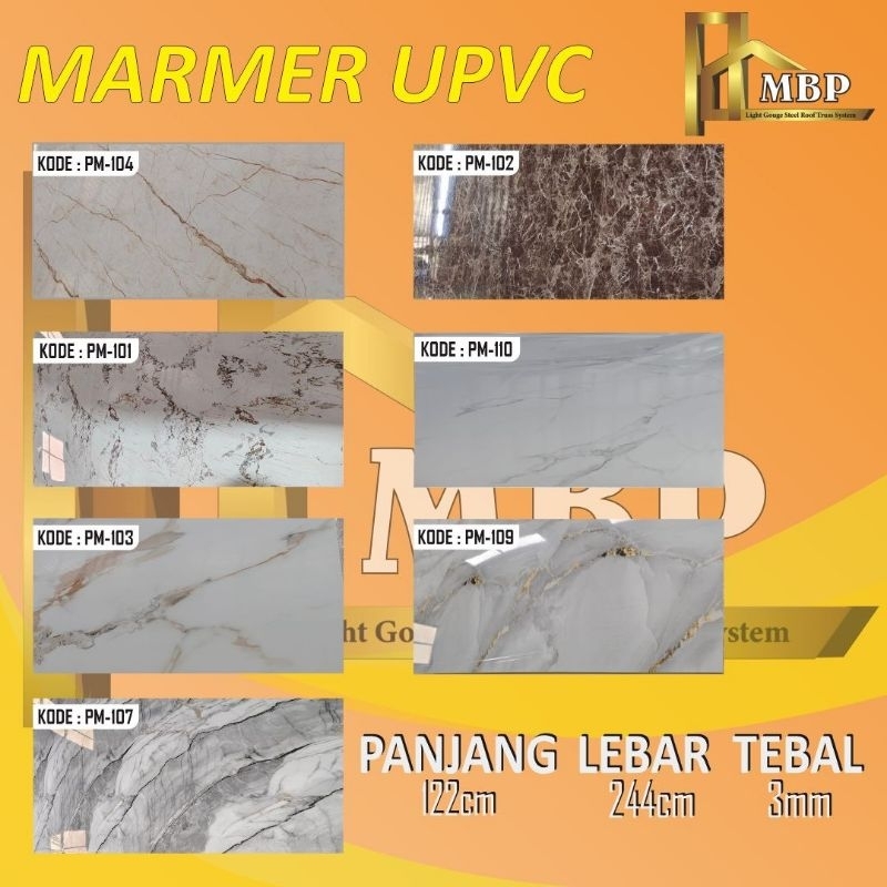 PVC Marmer Wall Board
