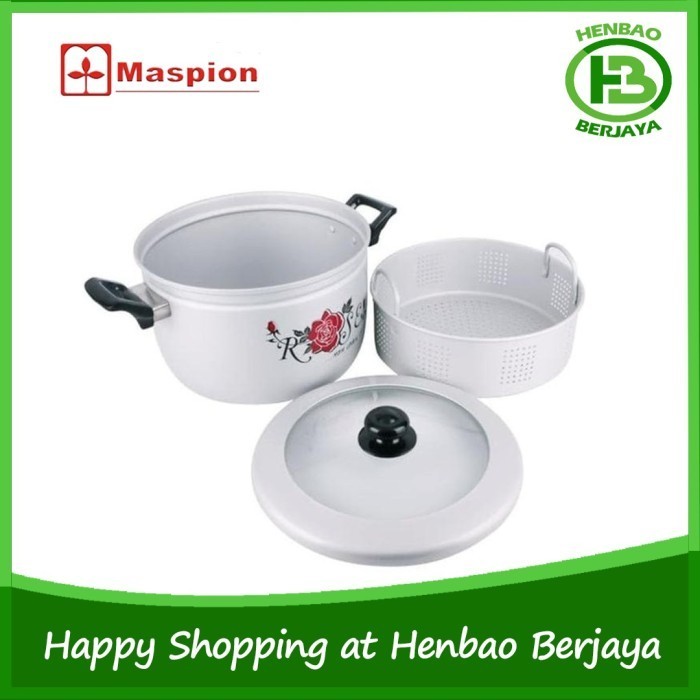 Maspion Panca Guna 41cm Panci Kukus Langseng Nasi Steamer Rice Cooker Pancaguna Dandang