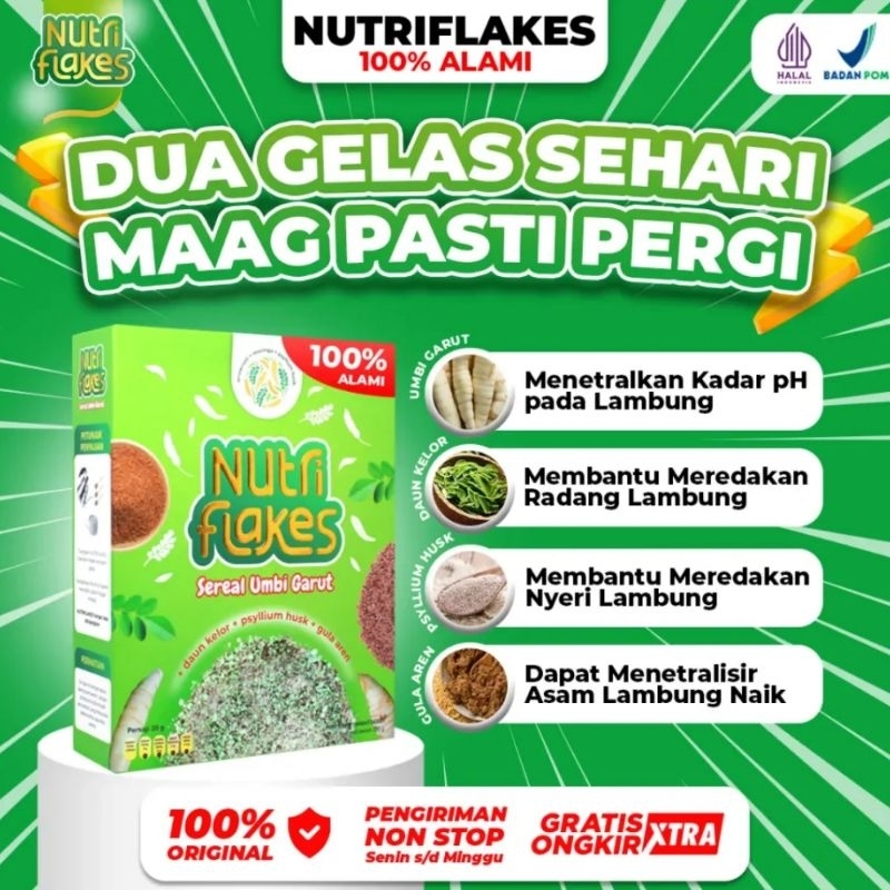 

Nutriflakes Ori Sereal Asam Lambung,Solusi Diet