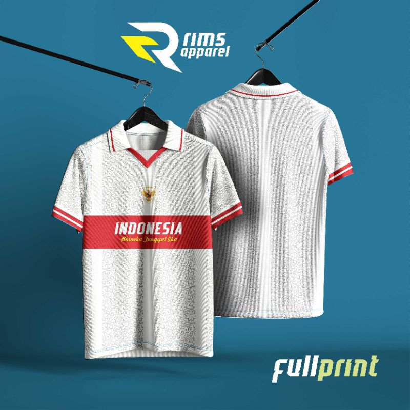 JERSEY TIMNAS INDONESIA RETRO / Jersey timnas retro/ Jersey bola / Jersey casual / Jersey timnas mod