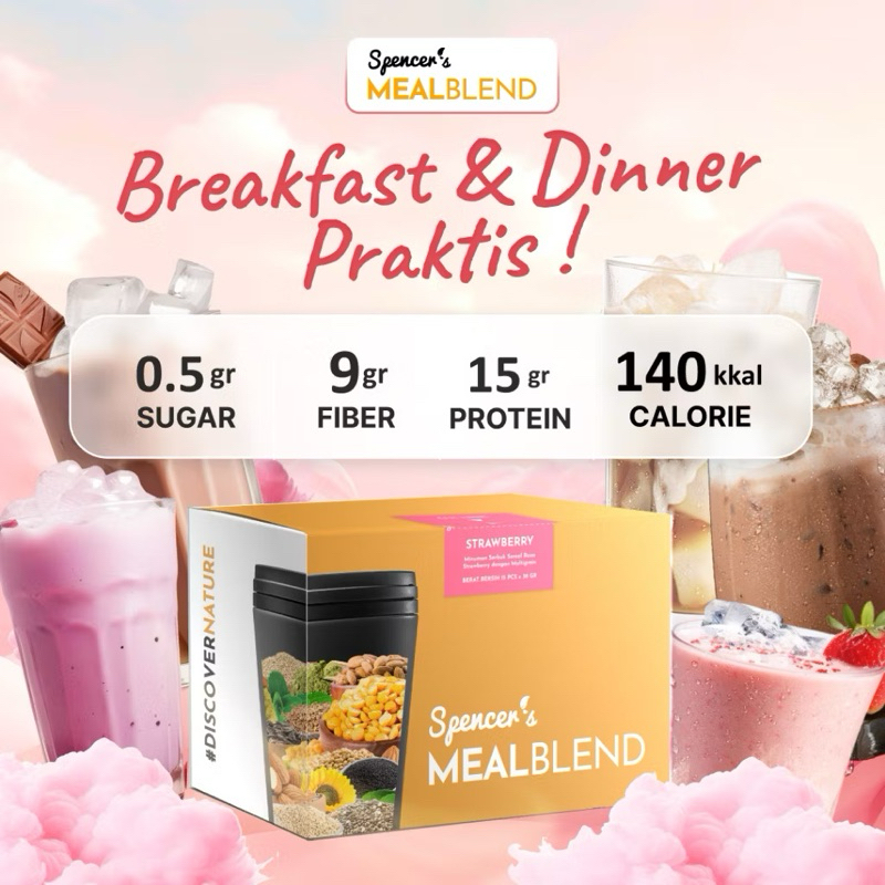 

SPENCER’S MEALBLEND-Superfood Pengganti Makan Pagi & Malam
