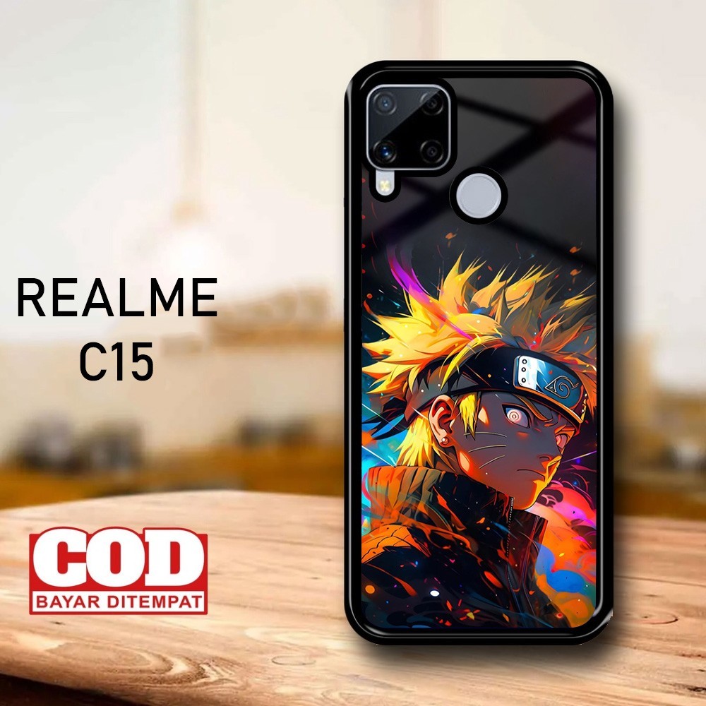 Case Realme C15 Terbaru Naruto01 Casing Realme C15 Case Hardcase Softcase Glosy 2D Terlaris Termurah