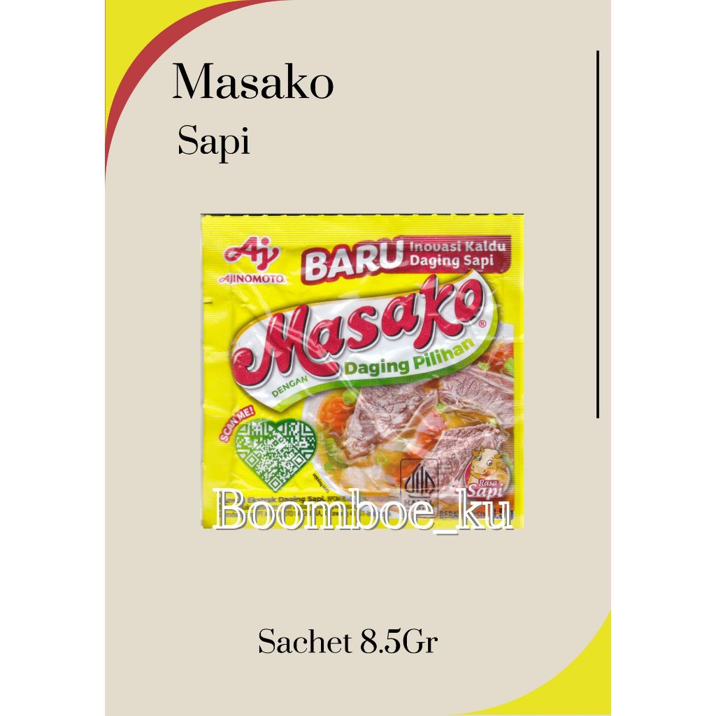 

Masako Rasa Sapi 8.5Gr