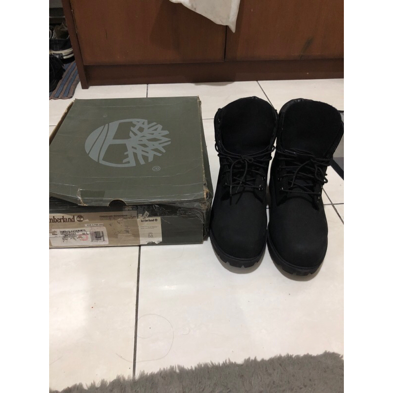 Black Timberland Boots 6inch Waterproof