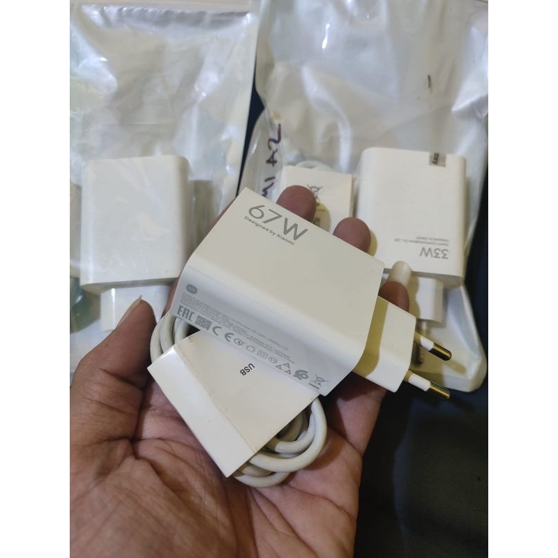 charger xiomi 67Watt & 33Watt Original