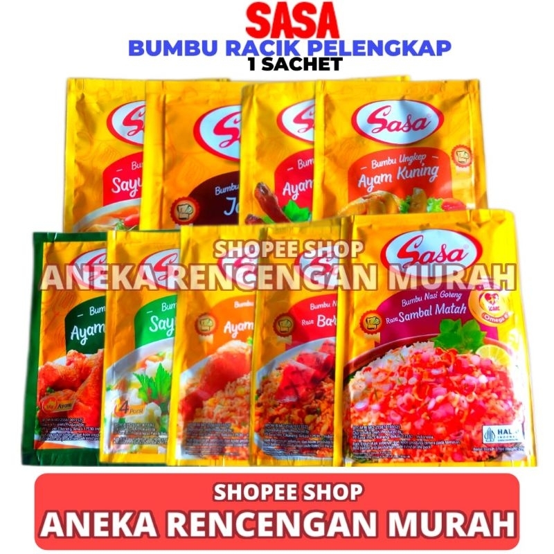 

Sasa Bumbu Racik Pelengkap Rasa 1 Pcs