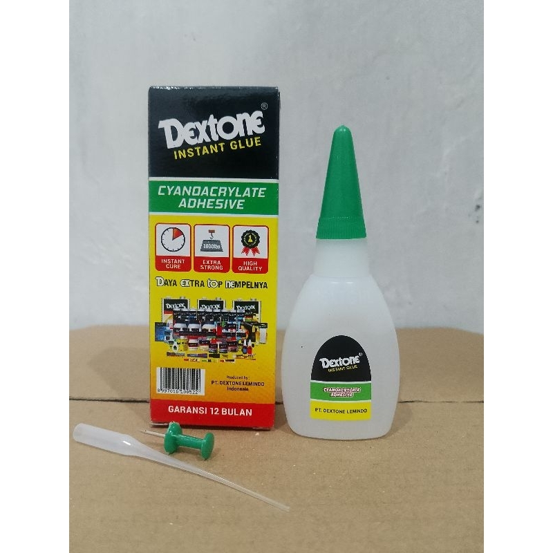 Lem Dextone tetes/Lem Instan Super DEXTONE 15g/Lem Dextone