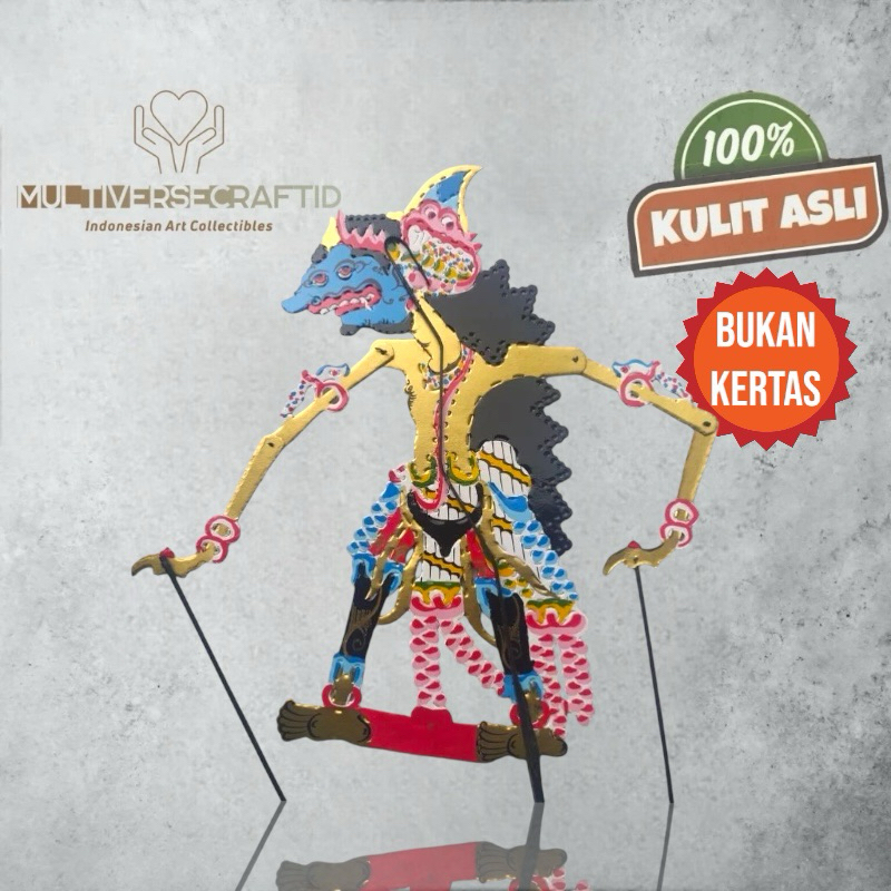 Wayang Mainan Anak Sabrangan Muka Biru Sangat Cocok Untuk Anak