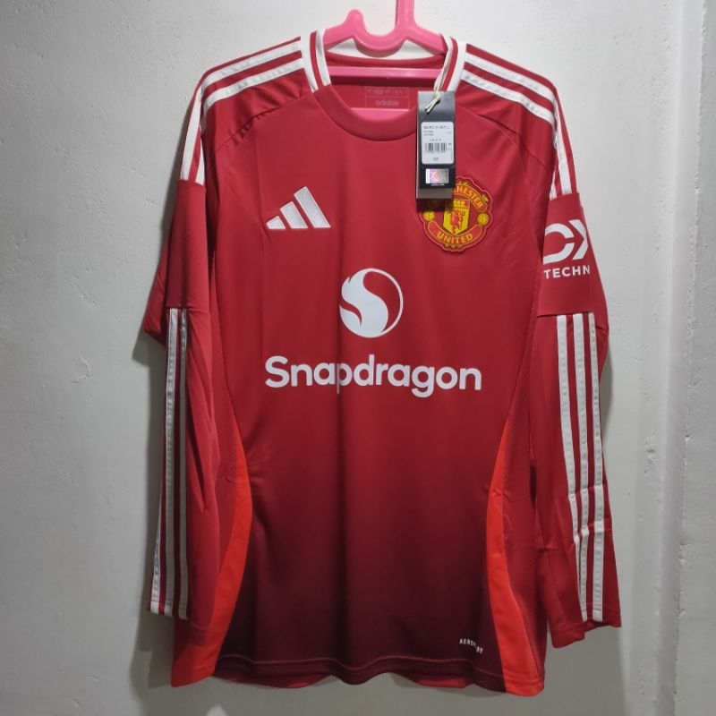 Jersey Manchester United Home Long Sleeve 2024/2025 Original