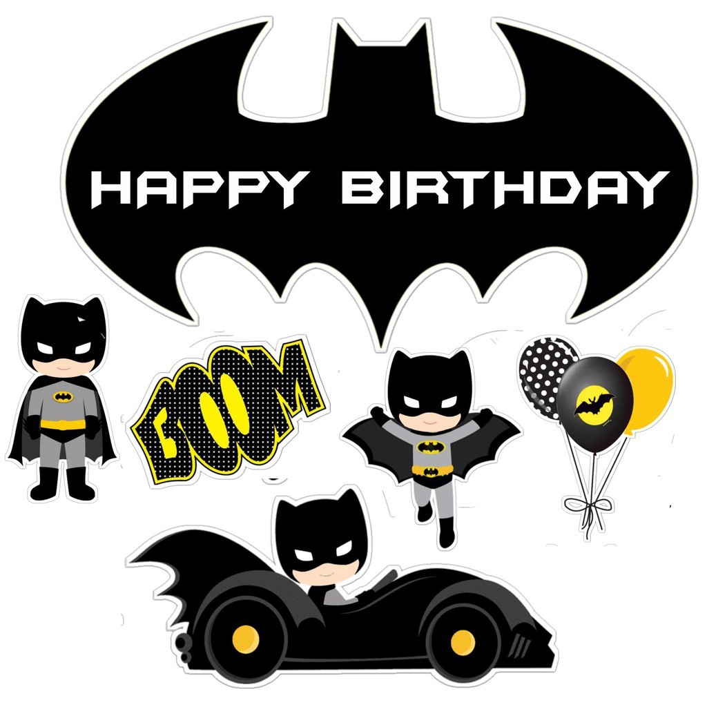 [Part 2 COWOK] TOPPER CAKE / HIASAN KUE ULANG TAHUN / TOPPER KUE ULTAH / TOPPER HAPPY BIRTHDAY / TOP