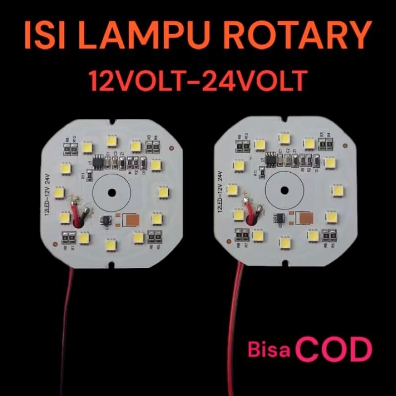 ISI PENGGANTI LAMPU ROTARY 12VOLT DAN 24VOLT