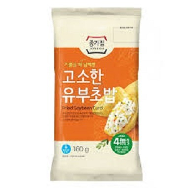 

Jongga Fried Soybean Curd - Tahu Goreng Dengan Bumbu - Yubu Chubab 160gram