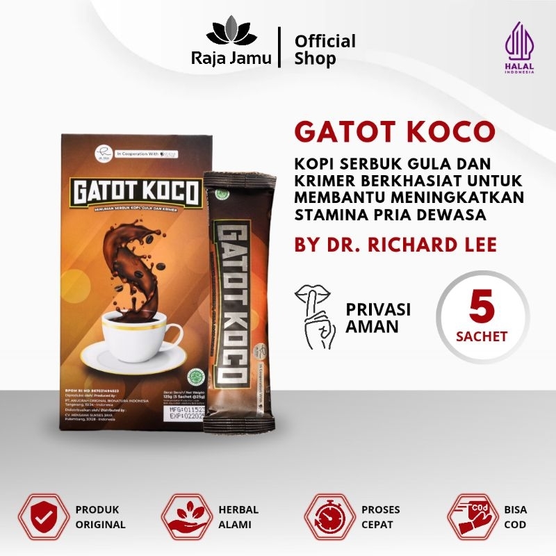 

dR. Hen Kopi Gatot Koco Suplemen Vitalitas Minuman Coffee Herbal Alami