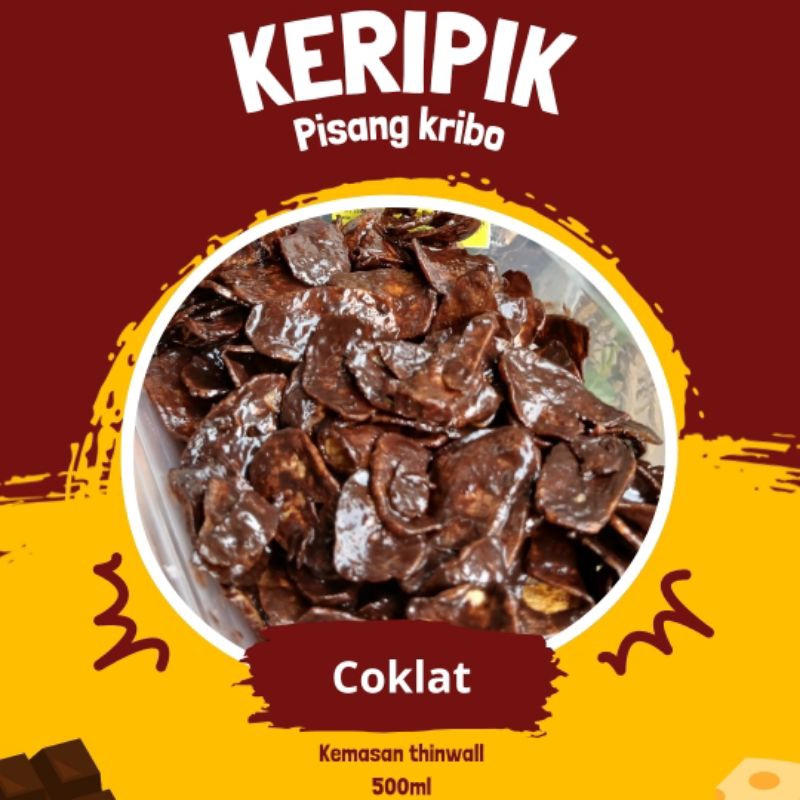 

keripik pisang rasa coklat