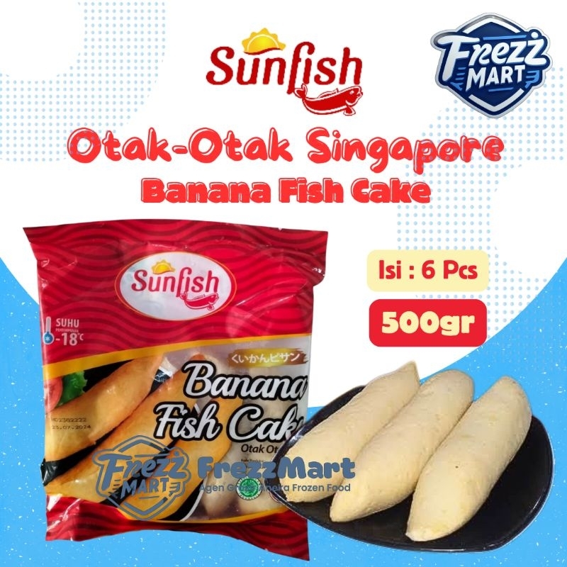 

SunFish Otak-Otak Ikan Singapore 500gr Isi 6 Pcs Banana Fish Cake