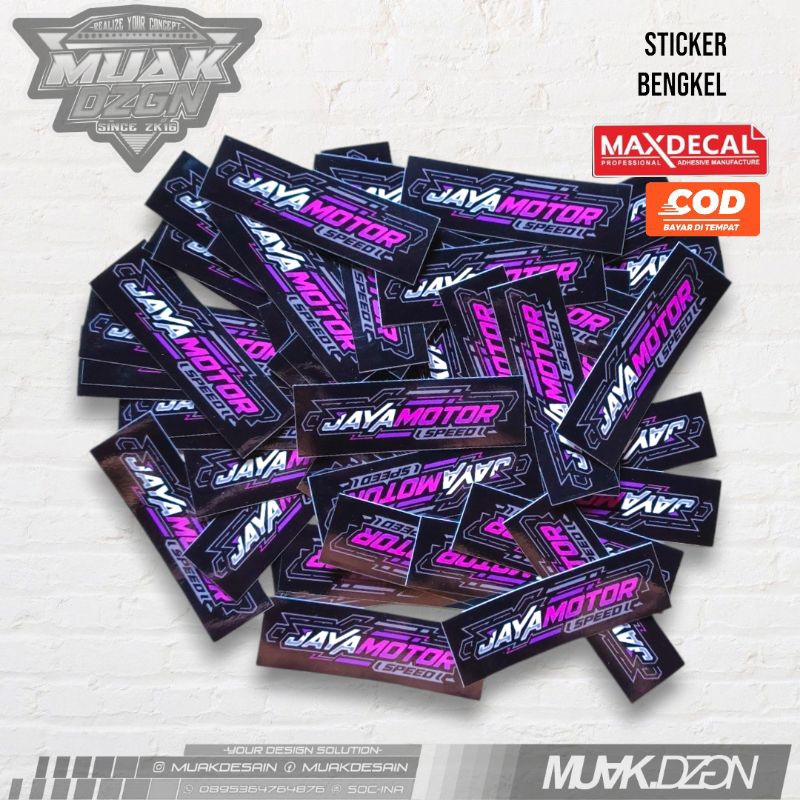 

Stiker Brand Bengkel Komunitas Usaha By Request