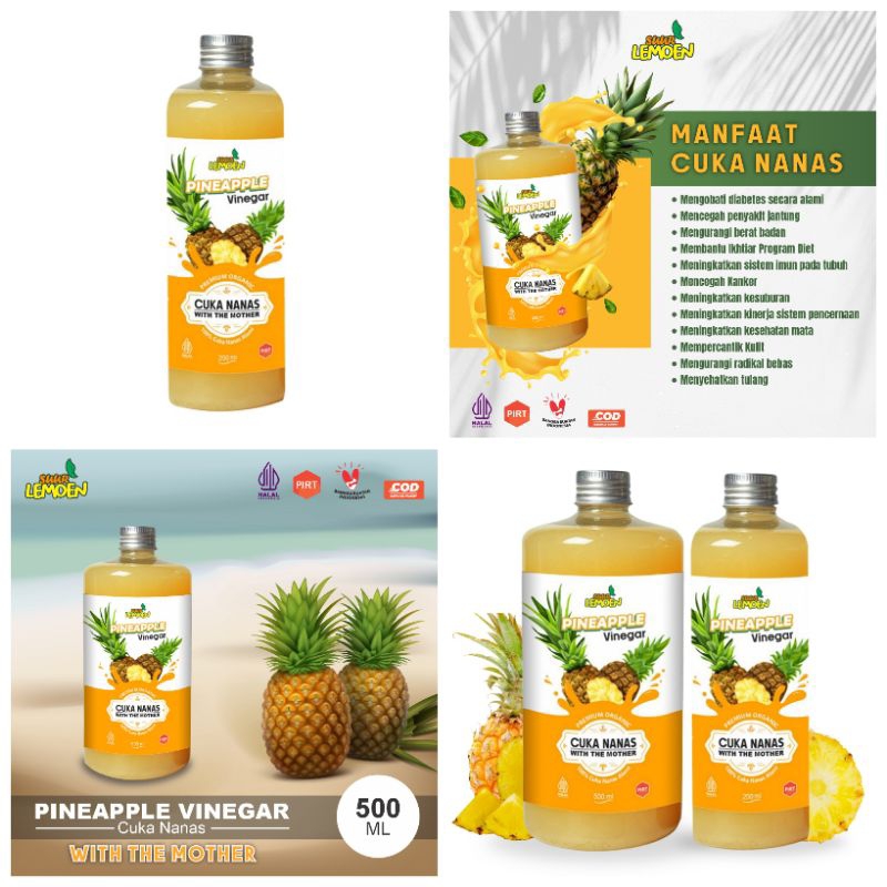 

Cuka Nanas With Mother Organic, by Suur Lemon