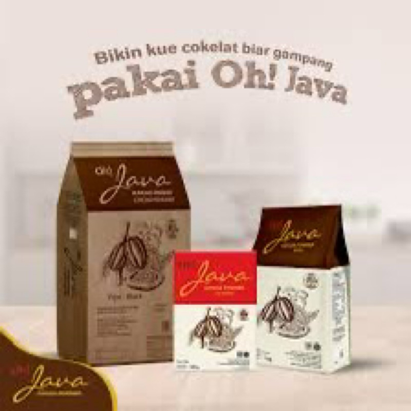 

OH! JAVA DARK CHOCOLATE CLASSIC CHOCOLATE COCOA POWDER BUBUK COKLAT KAKAO MURNI PREMIUM OH JAVA