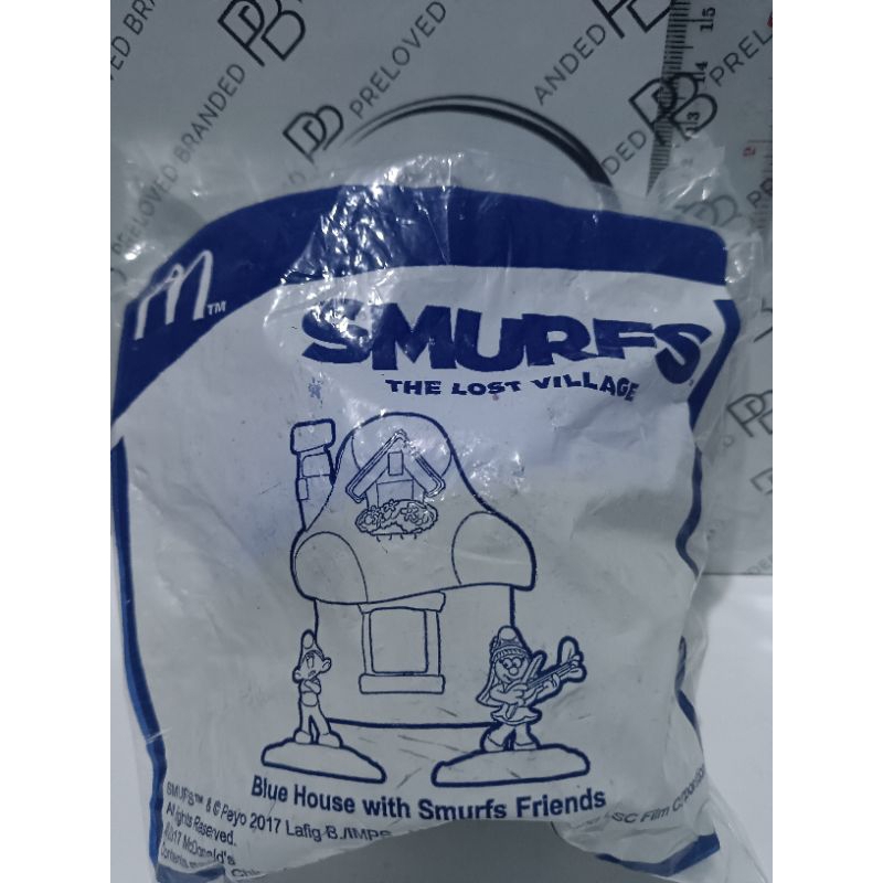 McDonald's Happy Meal - Smurfs The lost Village Blur House With Smurfs Friends