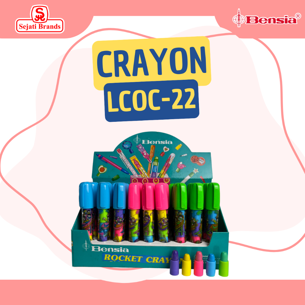 

Bensia Crayon Susun LCOC-22 - 1Pcs - Alat mewarnai Anak