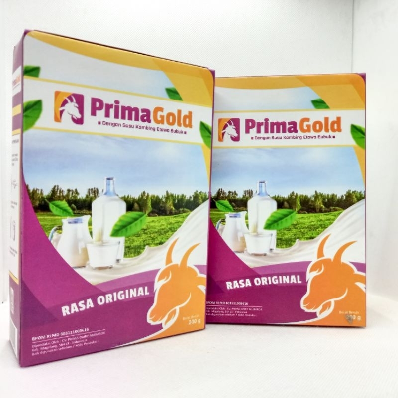 

Susu Kambing Etawa PrimaGold Prima Gold Original 200 gram