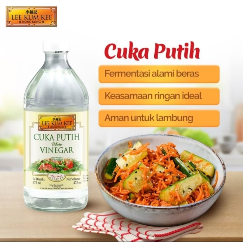 

LEE KUM KEE White Vinegar Cuka Putih 473 ml