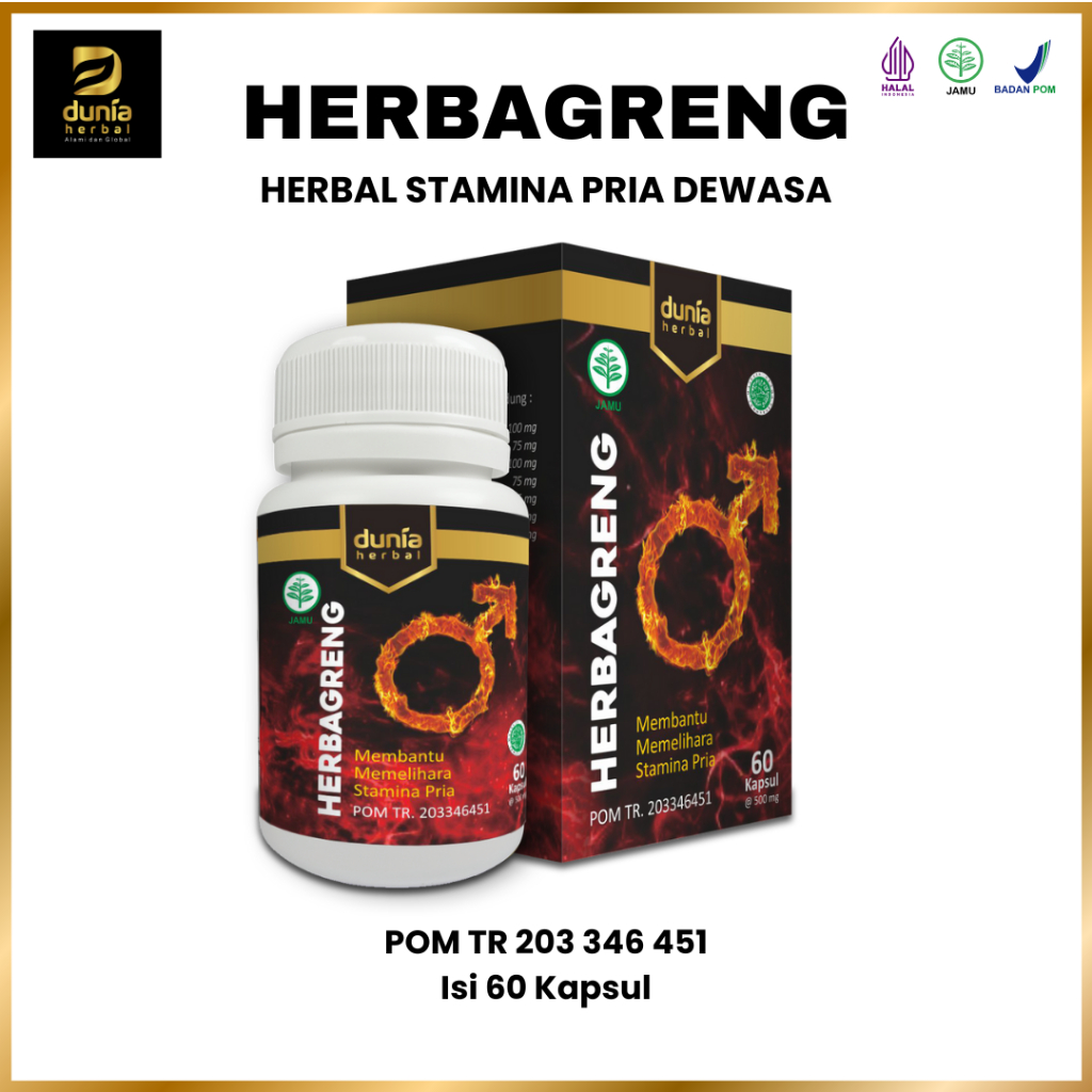 DUNIA HERBAL - Herbagreng | Herbal Stamina Pria Dewasa