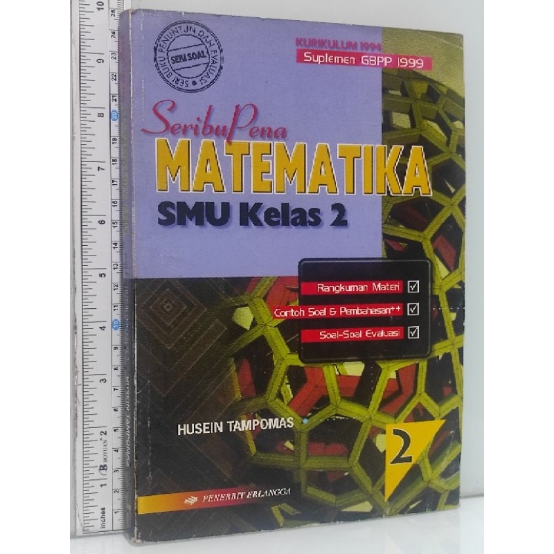 SeribuPena MATEMATIKA SMU Kelas 2 Suplemen GBPP 1999