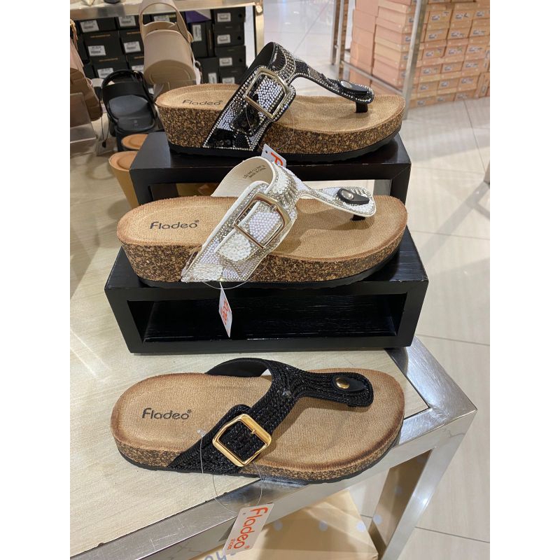 FLADEO ‼️ sandal jepit wanita tinggi 5cm blink blink