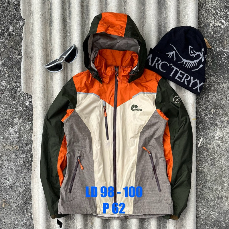 Nepa Second Jaket Vintage Harrington tartan windbreaker Casual pria wanita jaket casual jaket bomber