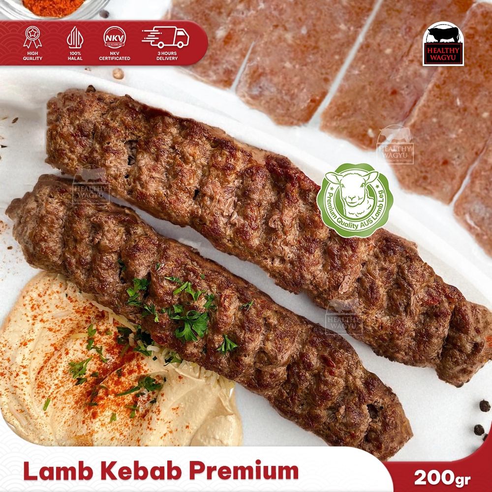 

Lamb Kebab 200gr Halal Healthy Wagyu