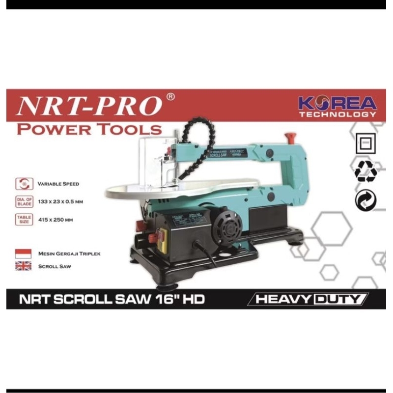 NRT-PRO MESIN JIG SAW 16" GERGAJI TRIPLEK UKIR