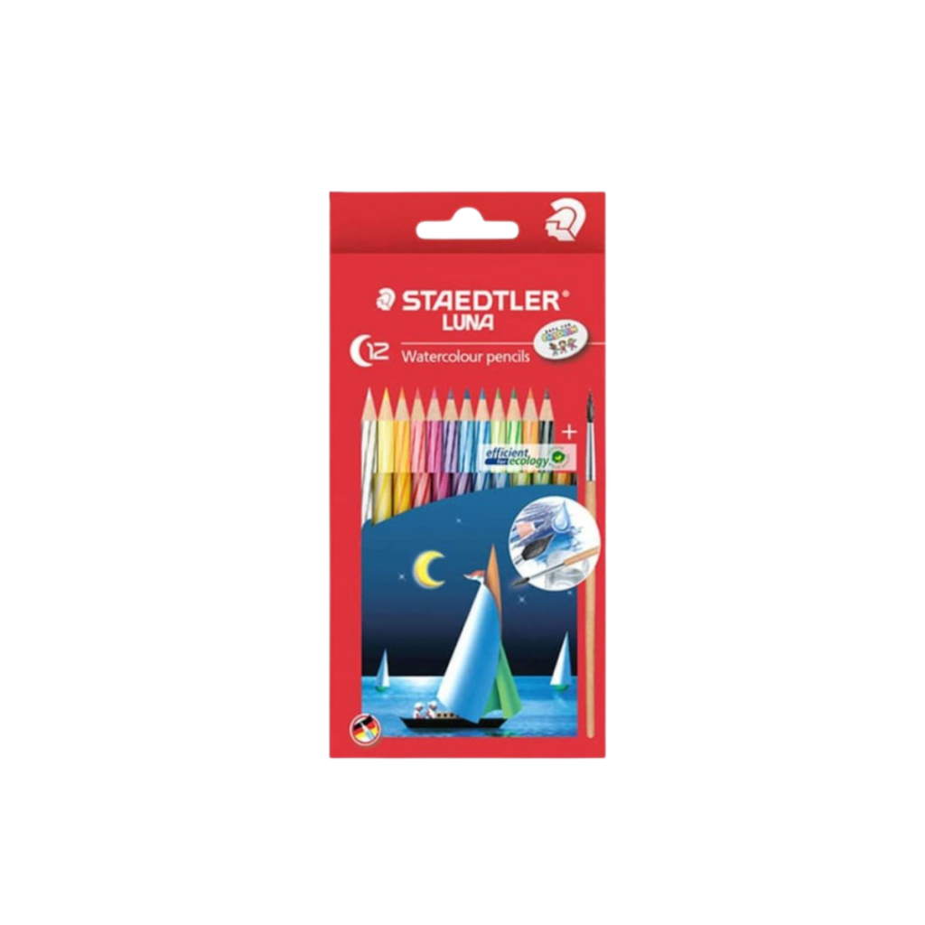 

RB Pensil Warna Luna Aquarell Staedtler 24 Warna dan12 Warna/ Ukuran Panjang - Set