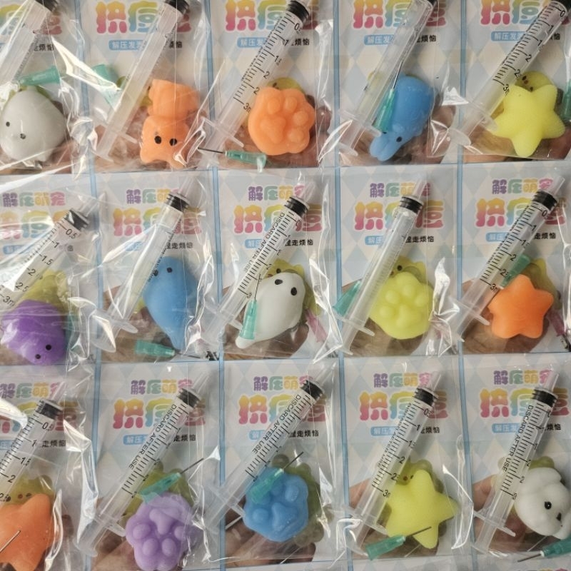 boneka jelly suntik / mainan boneka jelli suntik membesar / mainan unik / mainan viral