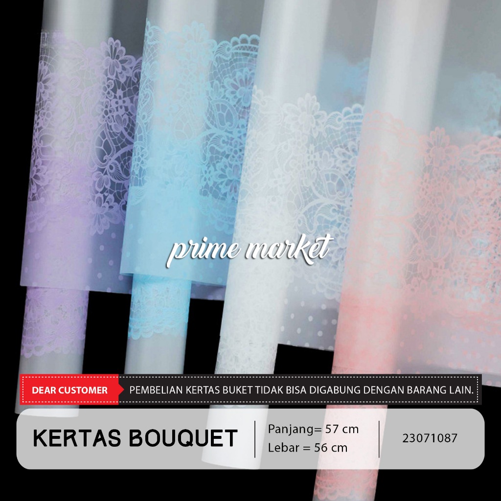 

Kertas Buket Bunga Kertas Cellophane Buket Kertas Bucket Kertas Wrapping Buket Transparan (23071087)