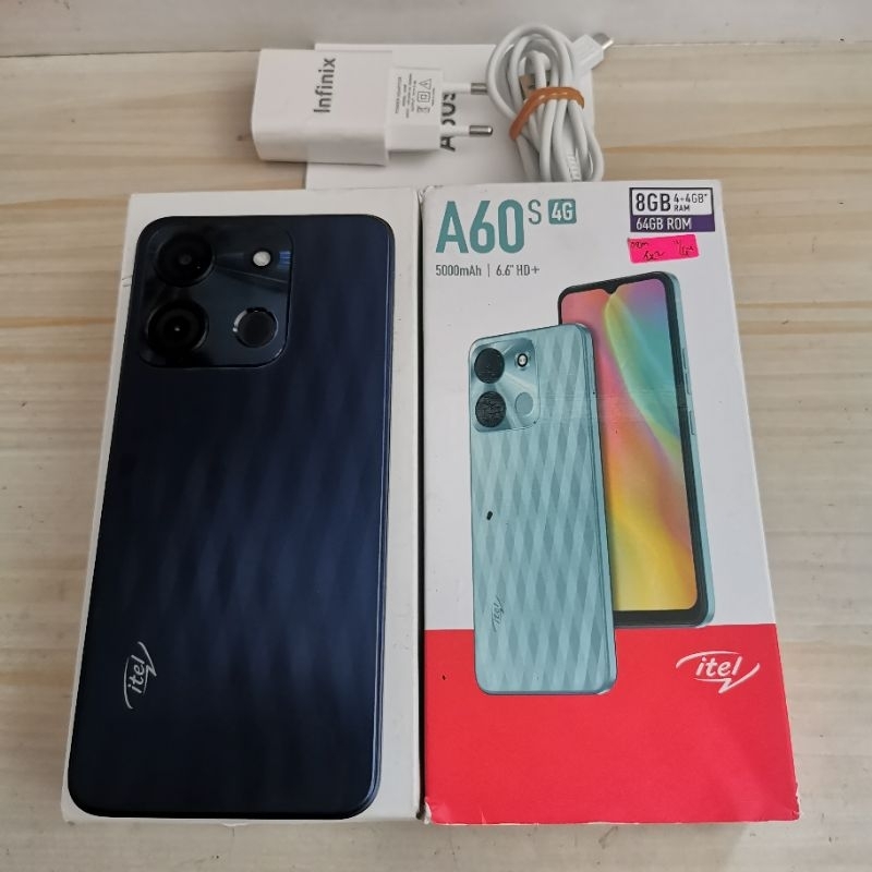 itel A60s 4G ram 4GB 64GB Bekas - Garansi Resmi - second