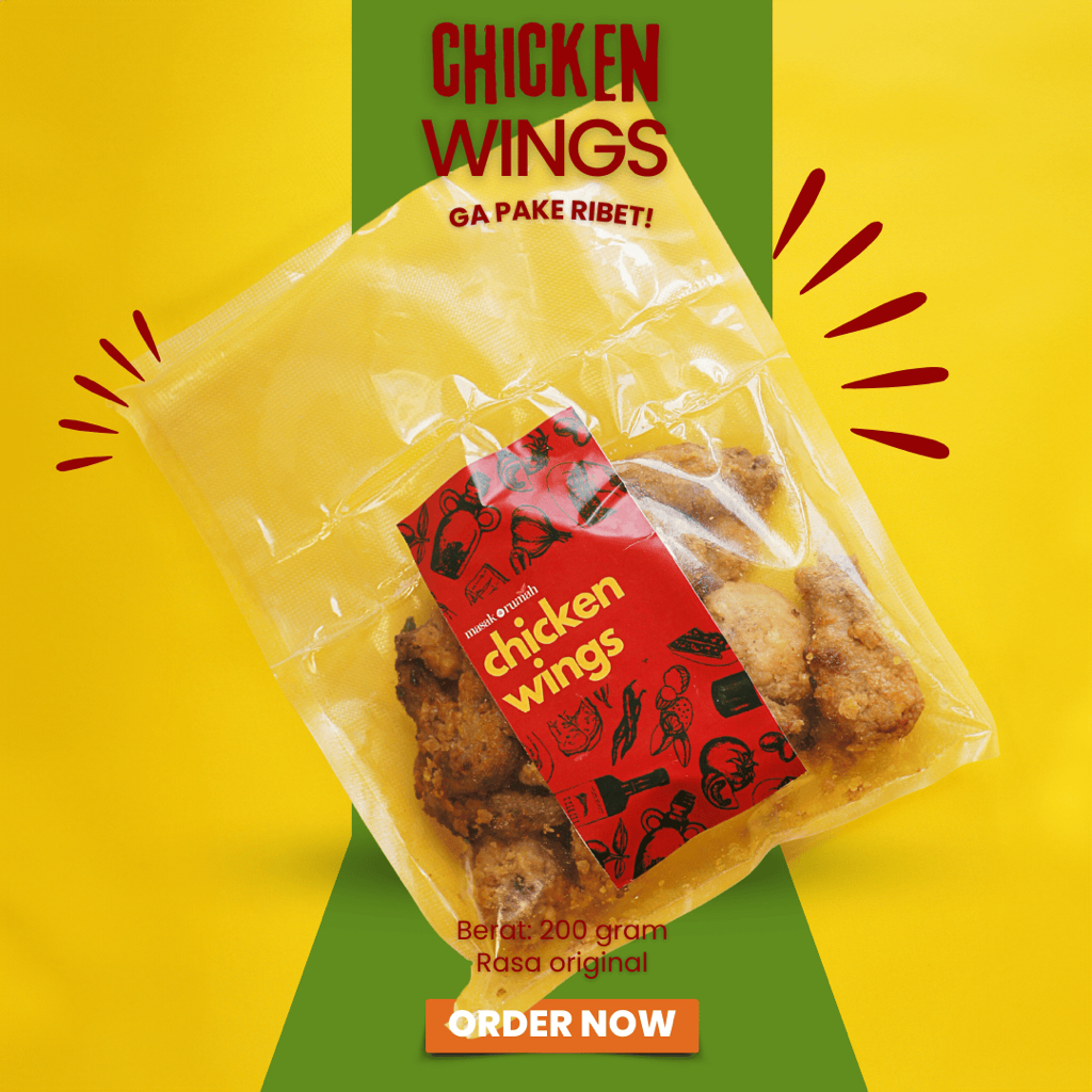 

Chicken Wings Homemade Tanpa Pengawet Praktis Sehat Frozen Food by Masak di Rumah