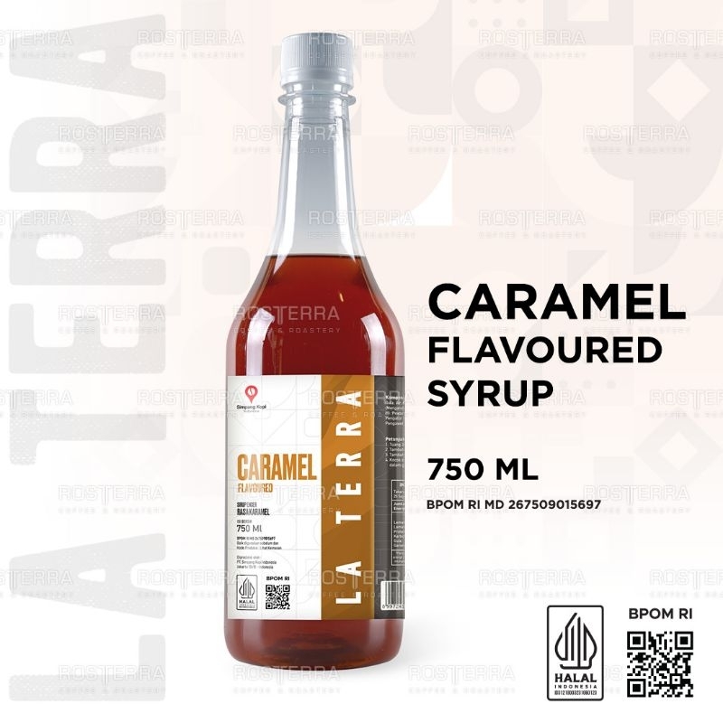 

Syrup Caramel Flavor Sirup Minuman Rasa karamel 750 ml La Terra