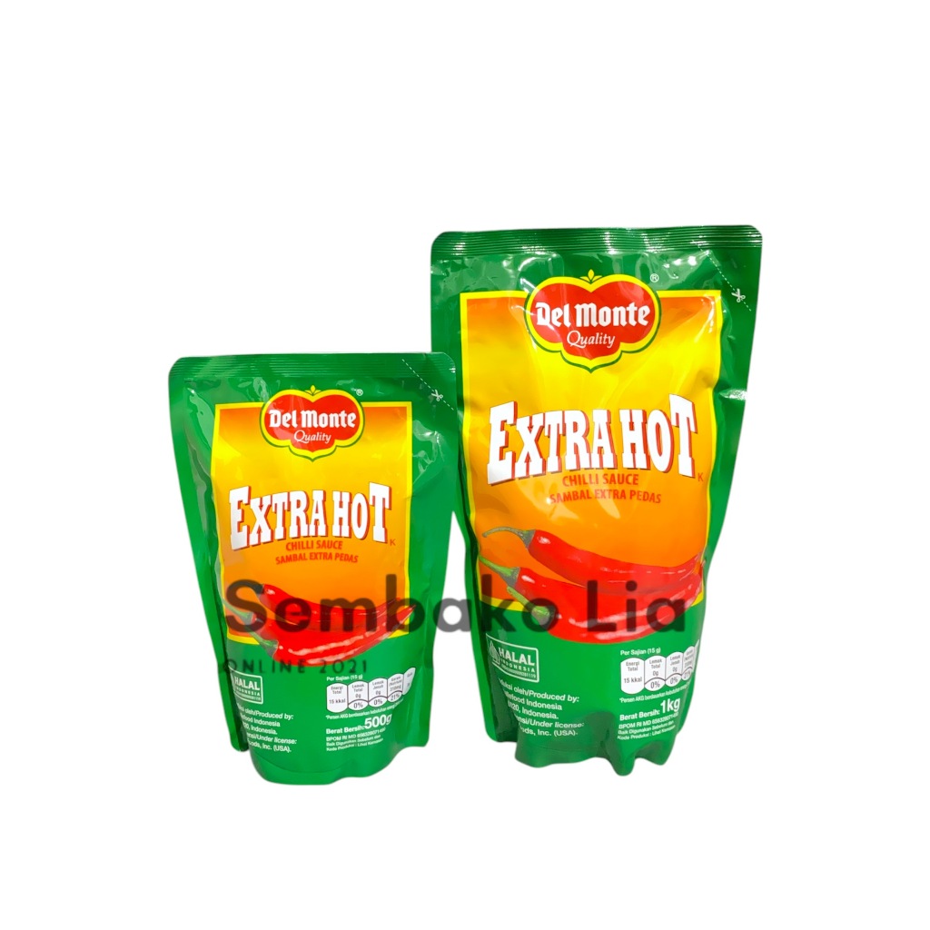 

Delmonte Saus Extra Hot Chilli Pouch 1000 gr