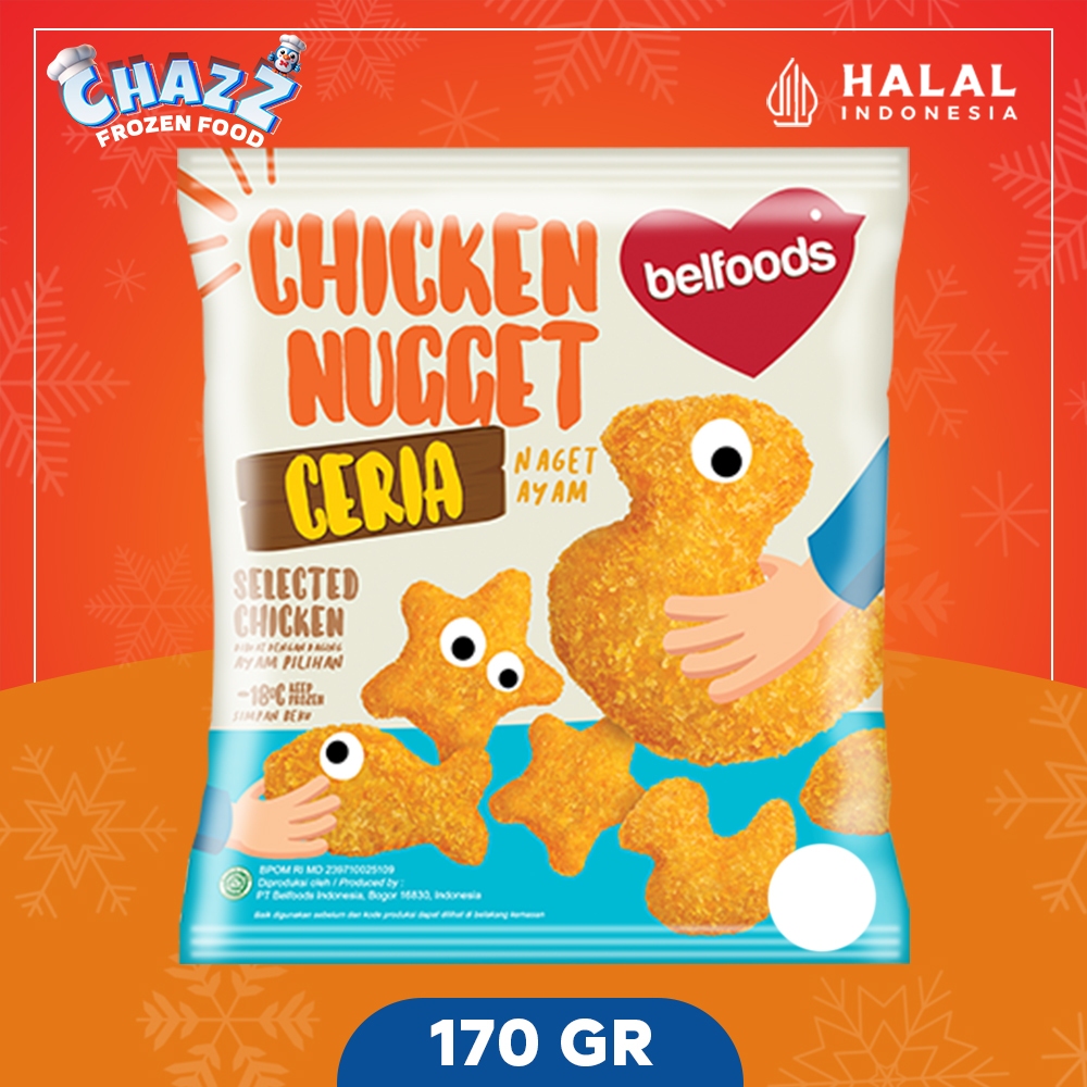 

Belfoods Chicken Nugget Ceria 170 Gram - Harga Hemat