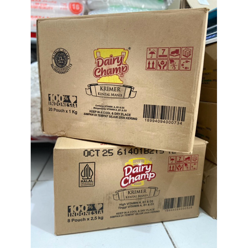 

Dairy champ kental manis 1 carton