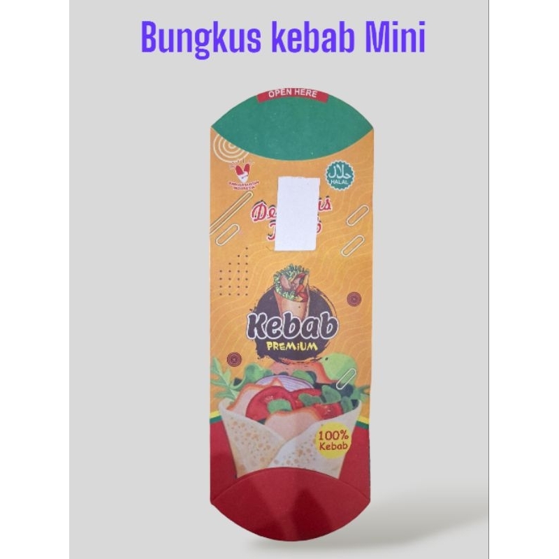 

[100 picis]BUNGKUS Kebab mini ukuran 22x8 varian baru