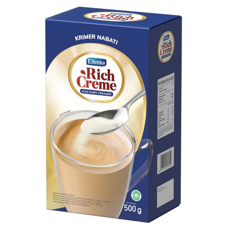 

Ellenka Rich Creme Krimer Nabati Non Dairy 500 g